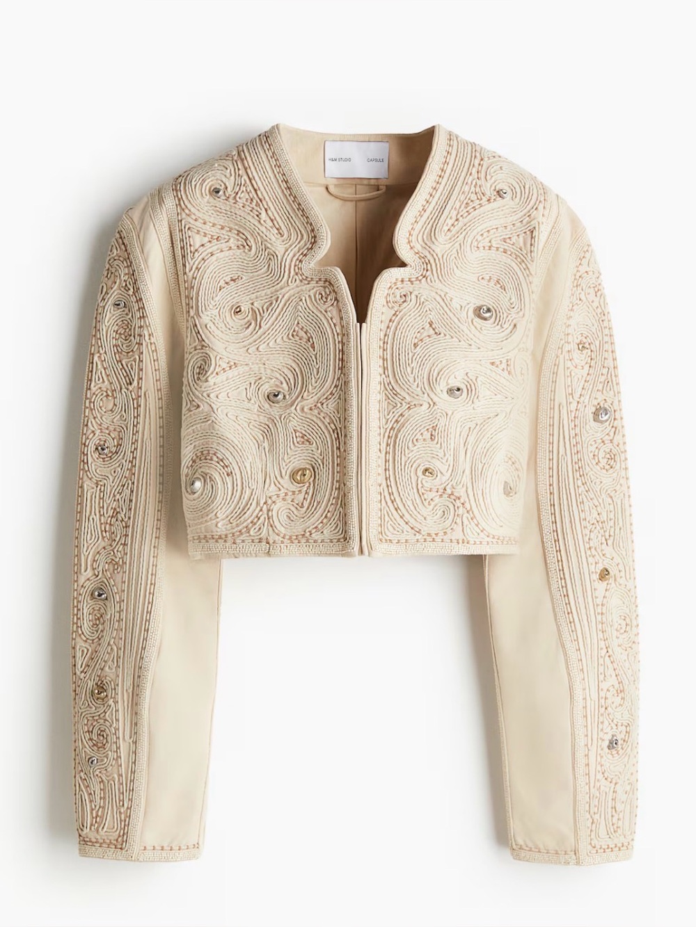 HM EMBROIDERED CANVAS JACKET